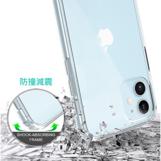 QinD Apple iPhone 12 mini (5.4吋) 雙料保護套 透明殼 硬殼 背蓋式 手機殼 保護殼-細節圖2