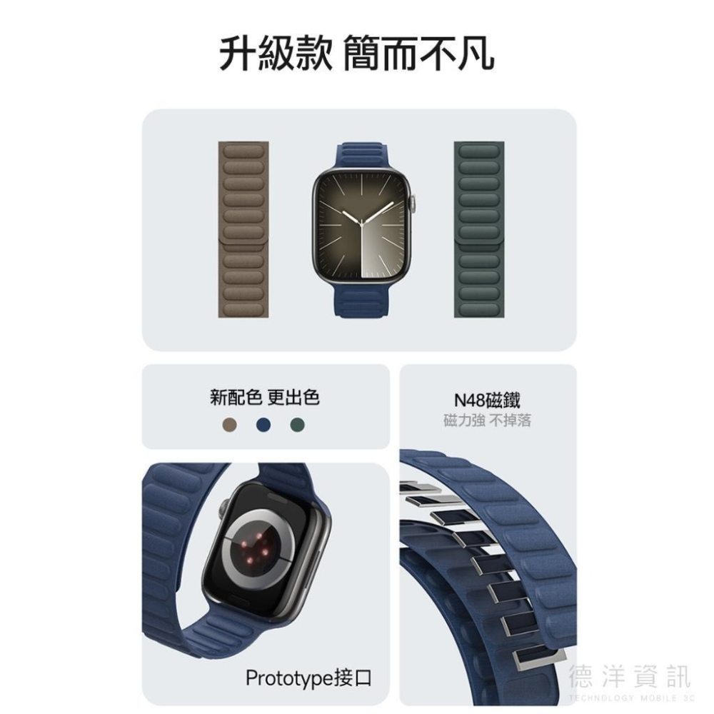 DUX DUCIS Apple Watch (38/40/41mm)(42/44/45/49mm) BL 磁吸錶帶 德洋-細節圖5
