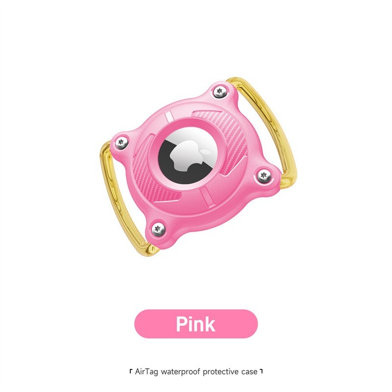 金屬扣環 固定式 AirTag保護套 防脫落 Airtag項圈 貓項圈 狗項圈 定位項圈套 寵物項圈 保護套 防水 耐撞-規格圖9