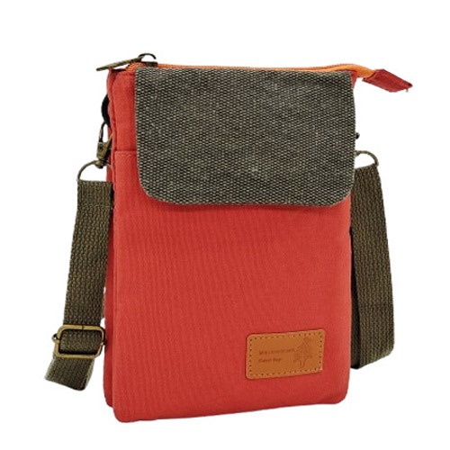 五層收納 帆布斜背手機包 | 輕巧耐用 多功能小包 出國旅遊/逛街必備 解放雙手-規格圖11