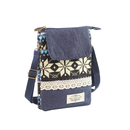 五層收納 帆布斜背手機包 | 輕巧耐用 多功能小包 出國旅遊/逛街必備 解放雙手-規格圖11