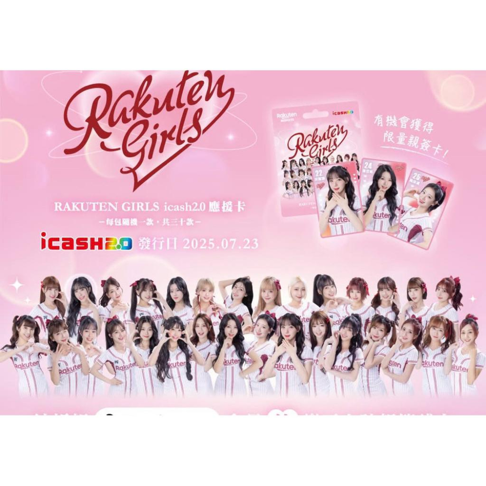 2025 Rakuten girls 樂天女孩RKG icash2.0！ 全新未使用！-細節圖3