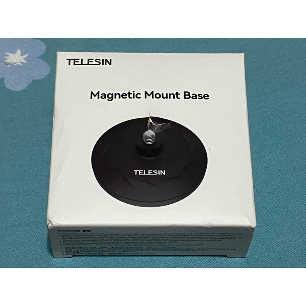TELESIN 泰迅 insta360 相機 吸磁盤+三角架轉接頭！二手商品！-細節圖4