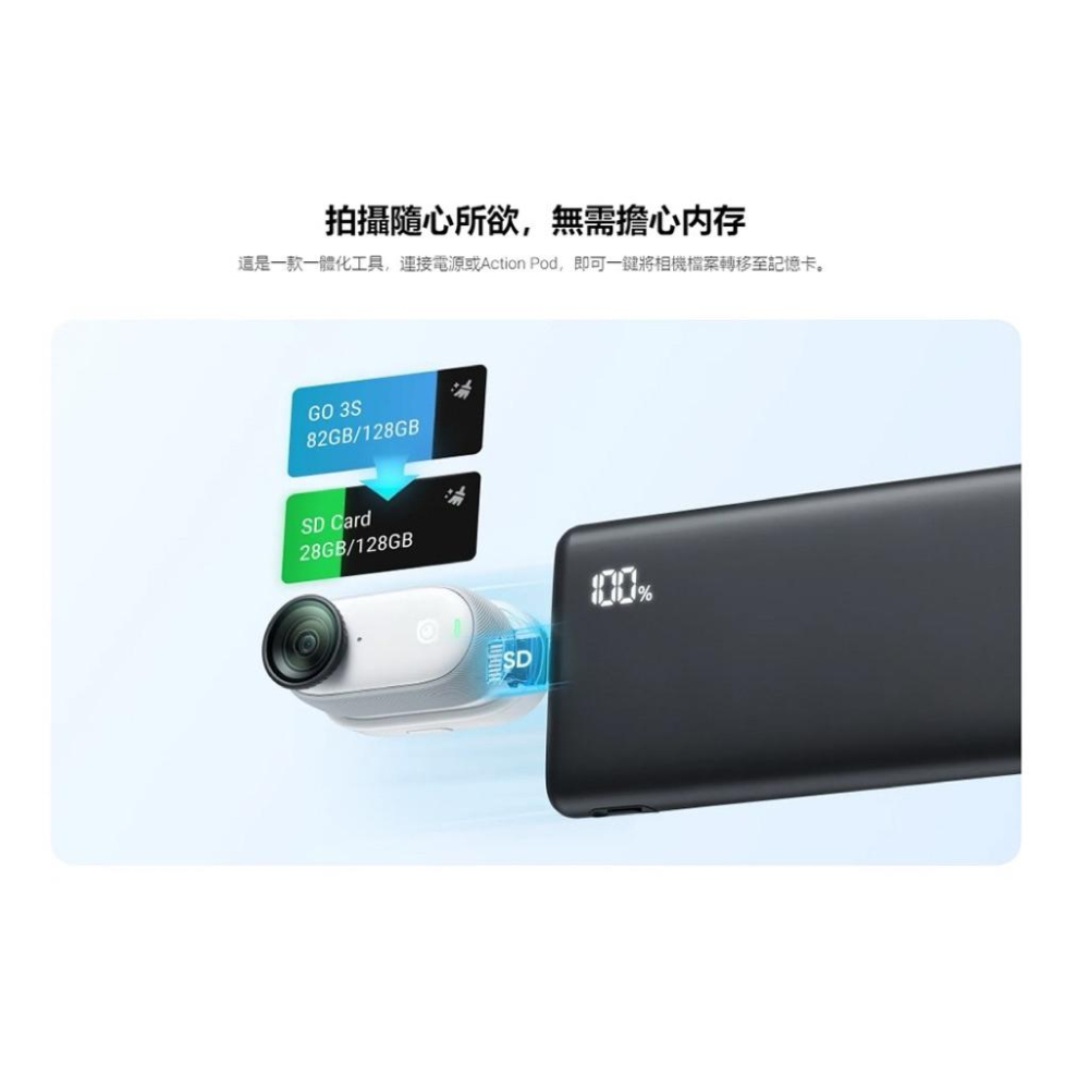 Insta360 GO 3/GO 3S 閃傳伴侶！原廠二手新品！台灣公司貨！-細節圖7