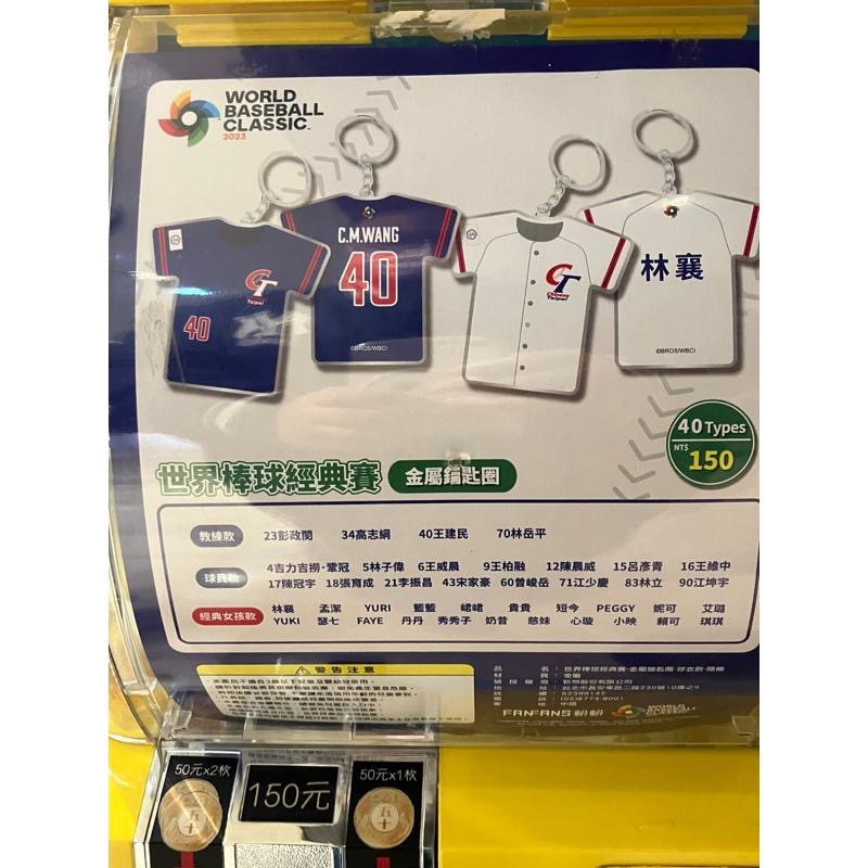 2023 WBC世界棒球經典賽-中華隊球衣鑰匙圈！全新未拆封！絕版了-細節圖3