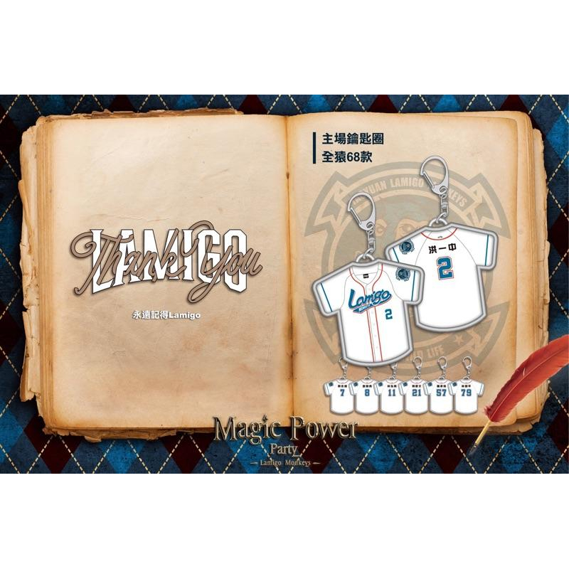 2019 Lamigo 初代主場白球衣鑰匙圈！全新未拆封！最終回！-細節圖2