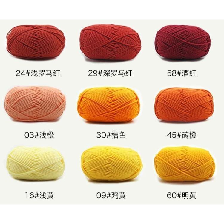 預購-依棉四股牛奶棉50克-規格圖1