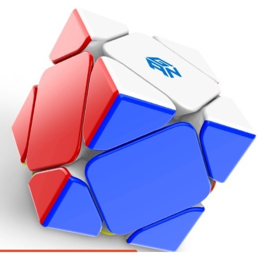 【小小店舖】淦源 斜轉 GAN 磁力 魔術方塊 芯定位 全向軸定位 魔方 數調 skewb M GES 魔術方塊-細節圖2