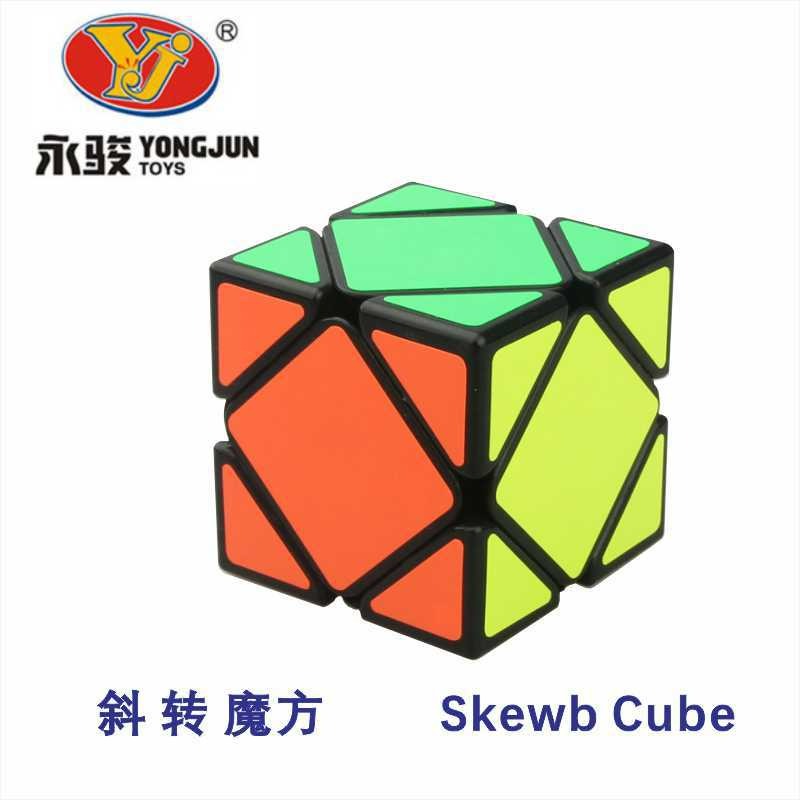 【小小店舖】永駿 冠龍斜轉 skewb 速解 魔術方塊 魔方 SK 異形 玩具 異形魔方 冠龍 永駿文化 益智玩具-細節圖4