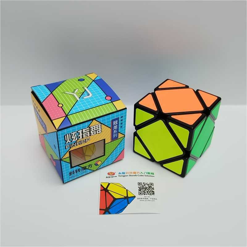 【小小店舖】永駿 冠龍斜轉 skewb 速解 魔術方塊 魔方 SK 異形 玩具 異形魔方 冠龍 永駿文化 益智玩具-細節圖5