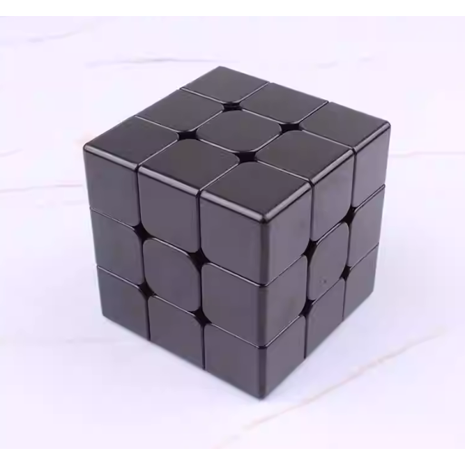 【小小店鋪】奇藝魔方 黑色三階 白色三階 裸胚 奇藝三階 純黑 純白 方塊  素胚  3階 全黑 全白 專用單色 奇藝-細節圖2