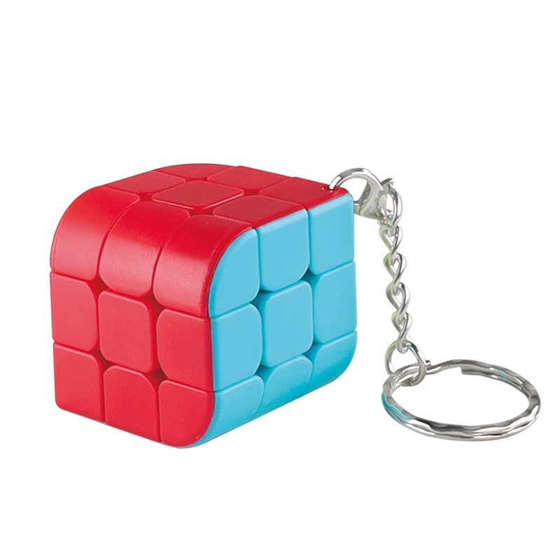【小小店舖】ZCUBE 三階三面體 鑰匙圈 掛件小物  魔術方塊 益智玩具 吊掛 Z cube MINI 魔方-細節圖5