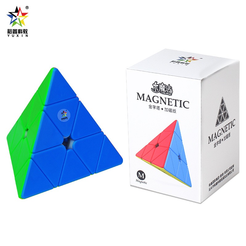 【小小店舖】智勝裕鑫 小魔法 磁力 三階金字塔 pyraminx 速解魔術方塊 3階 異形 磁鐵 魔方 益智玩具-細節圖6