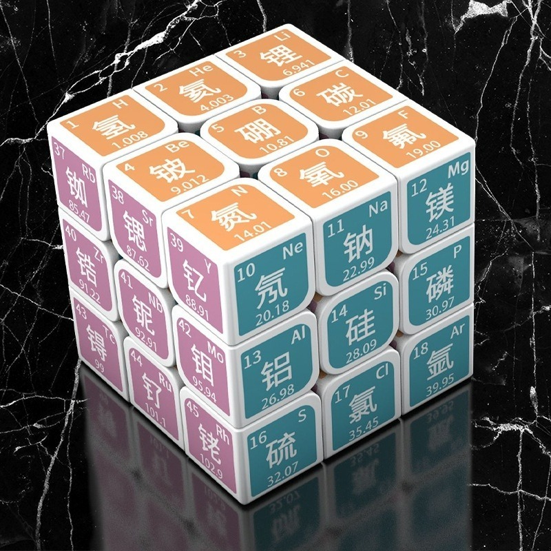 【小小店舖】ZCUBE 化學元素 元素週期表 酷魔方 數學 英語 成語 象棋 高中物理 數學公式 物理 化學 湖泊 經典-細節圖9