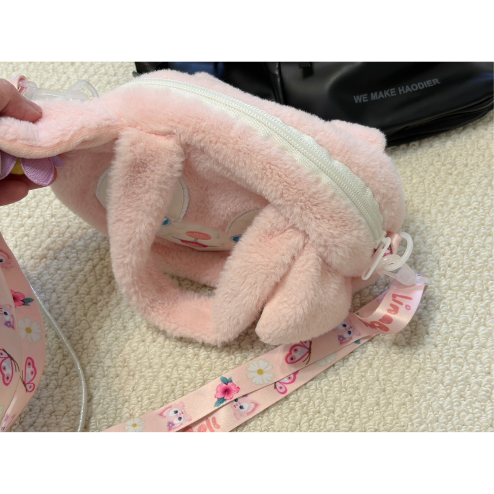 二手包🎠兒童包包x3入(玲娜貝爾手提包/NET貓咪肩背包/斜挎包)+YSL化妝包-細節圖7