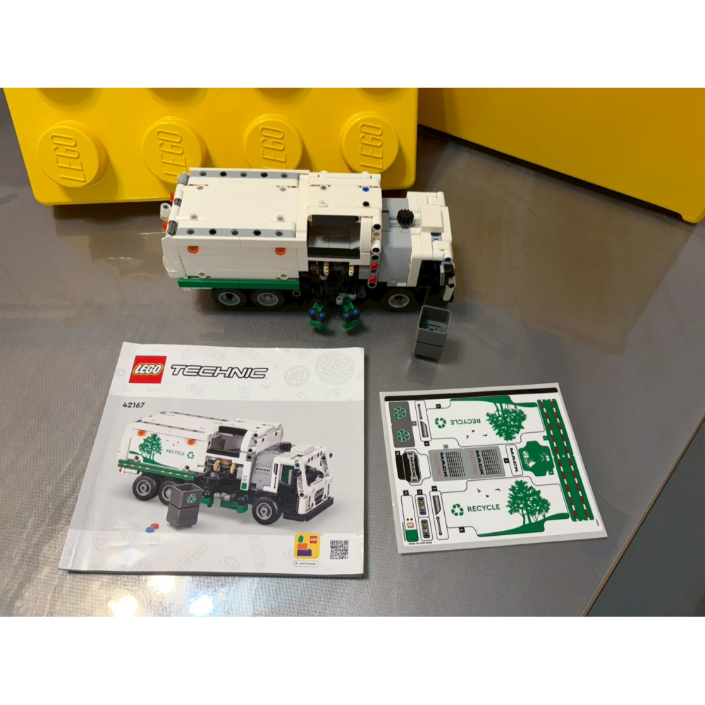 二手樂高LEGO®科技系列 42167 Mack LR Electric Garbage Truck 垃圾車積木-細節圖2