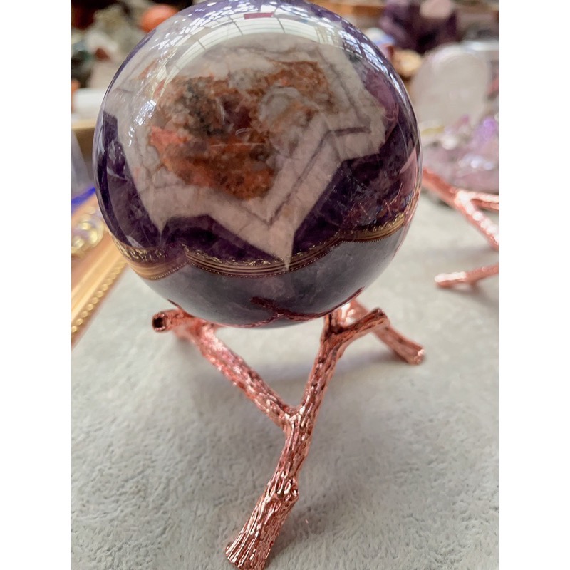 多功能玫瑰金三角樹枝底座-細節圖3