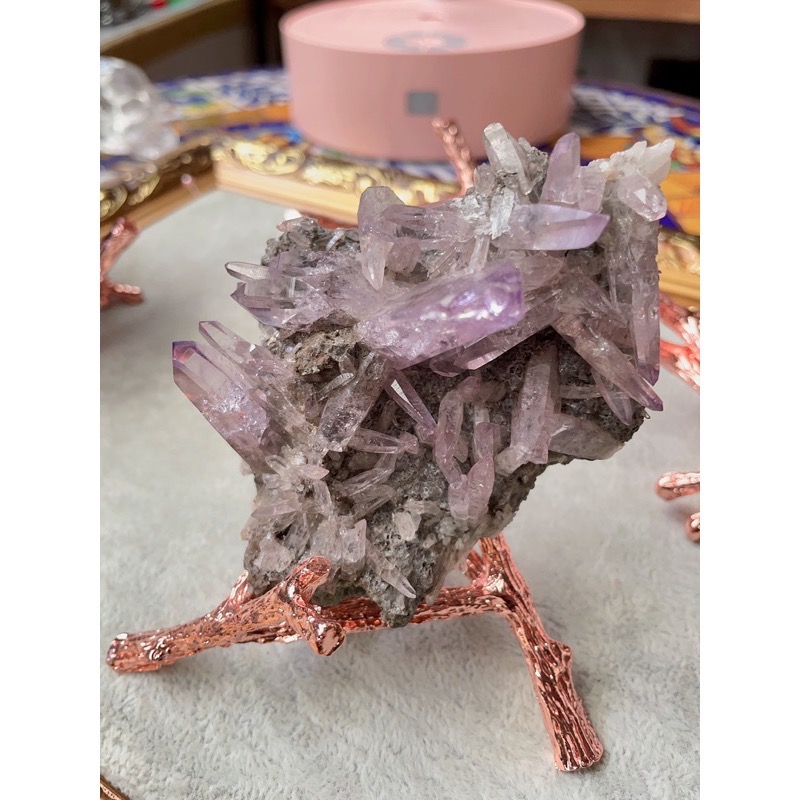 多功能玫瑰金三角樹枝底座-細節圖4