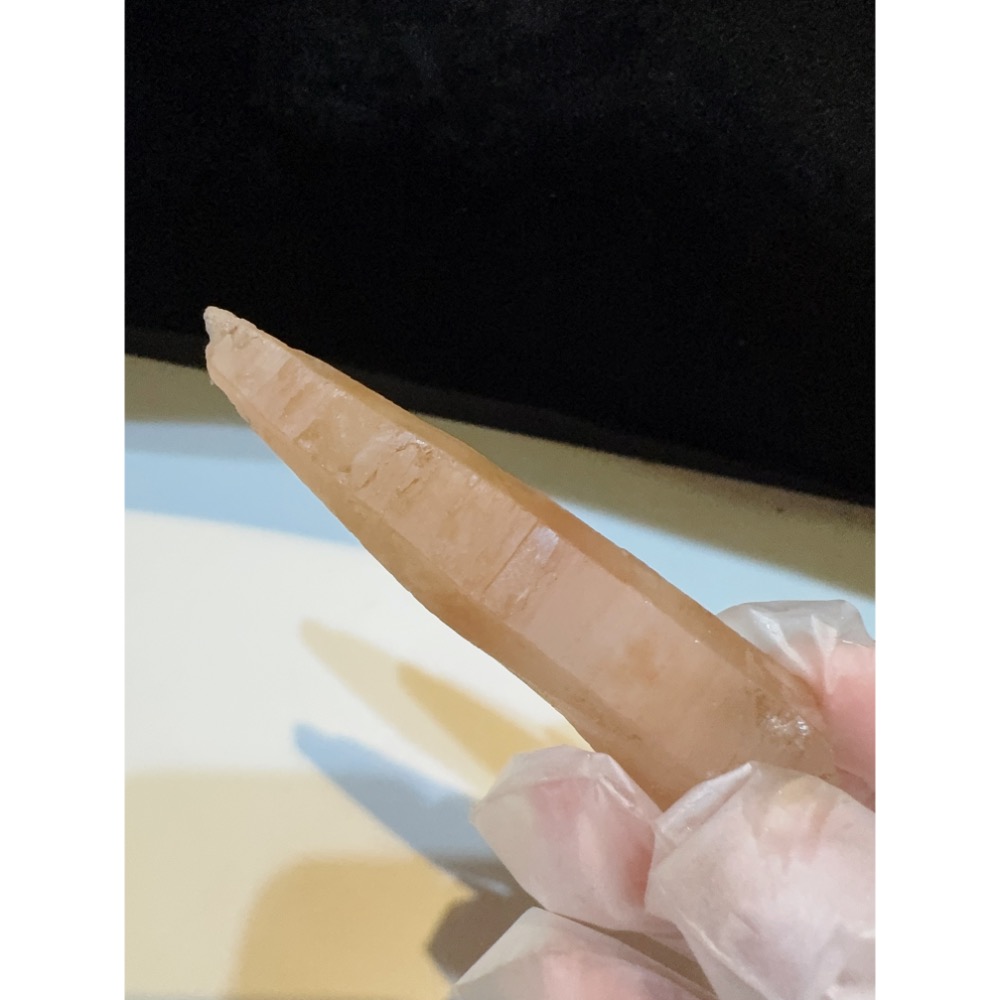 馬島天然黃紅兔毛水晶柱/高頻-細節圖7