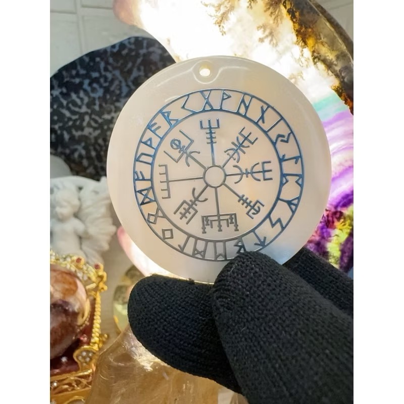 ✅神聖幾何天然母貝墜子/訂製款保護牌/8種-細節圖2