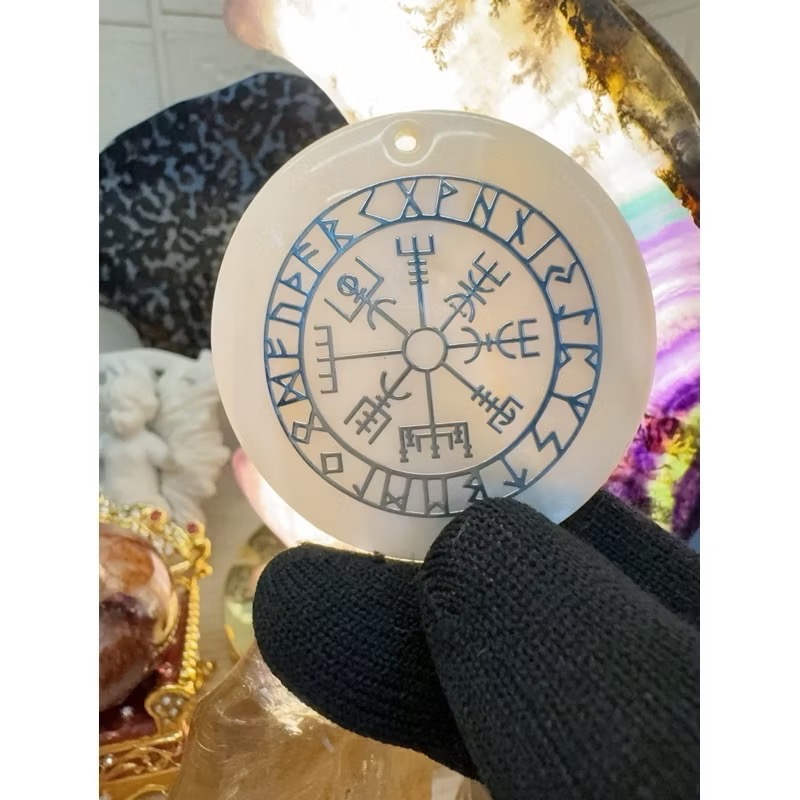 ✅神聖幾何天然母貝墜子/訂製款保護牌/8種-細節圖2