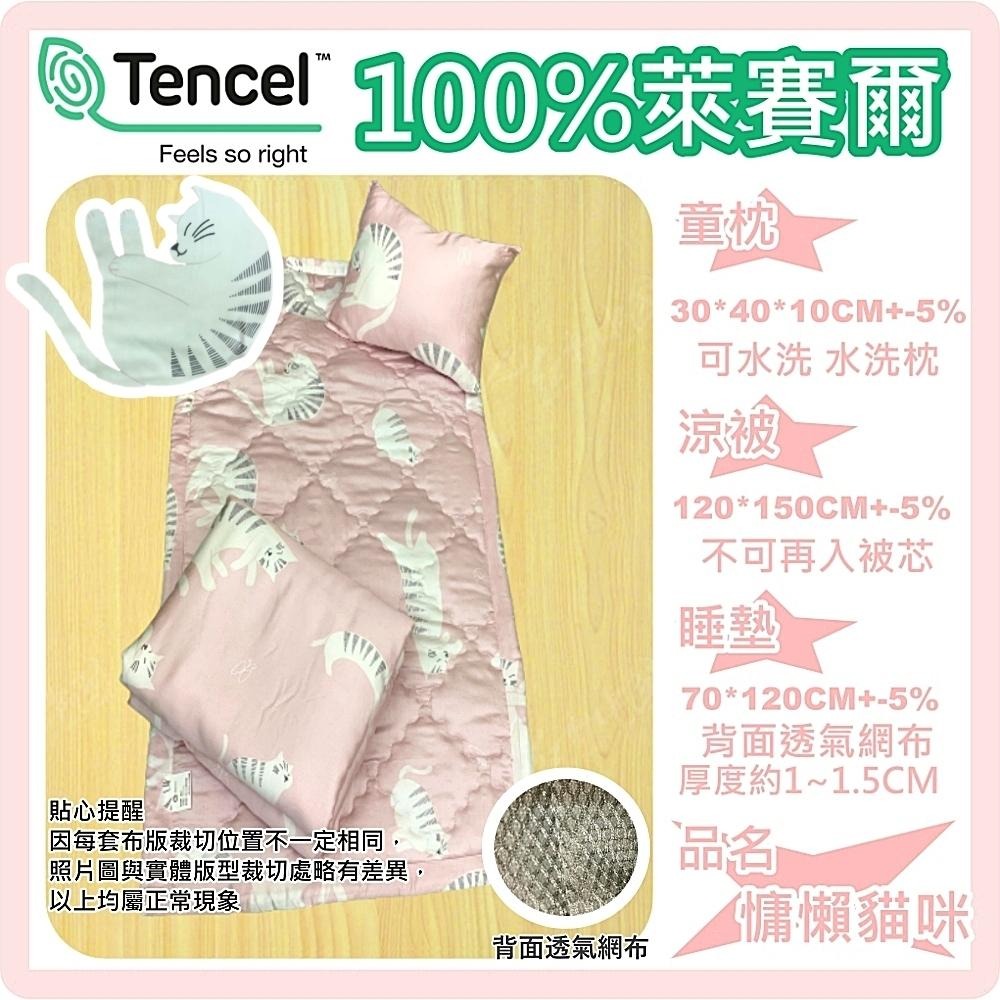 [Tendis]👶100%萊賽爾兒童睡墊三件組👶(附天絲吊牌)-細節圖2