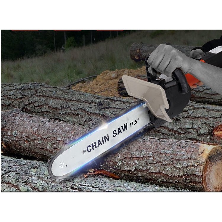 將4吋砂輪機變成電動鏈鋸機使用12吋電動鏈鋸使用鋸條鋸帶電動往復鋸角磨機4吋砂輪機配件-細節圖3