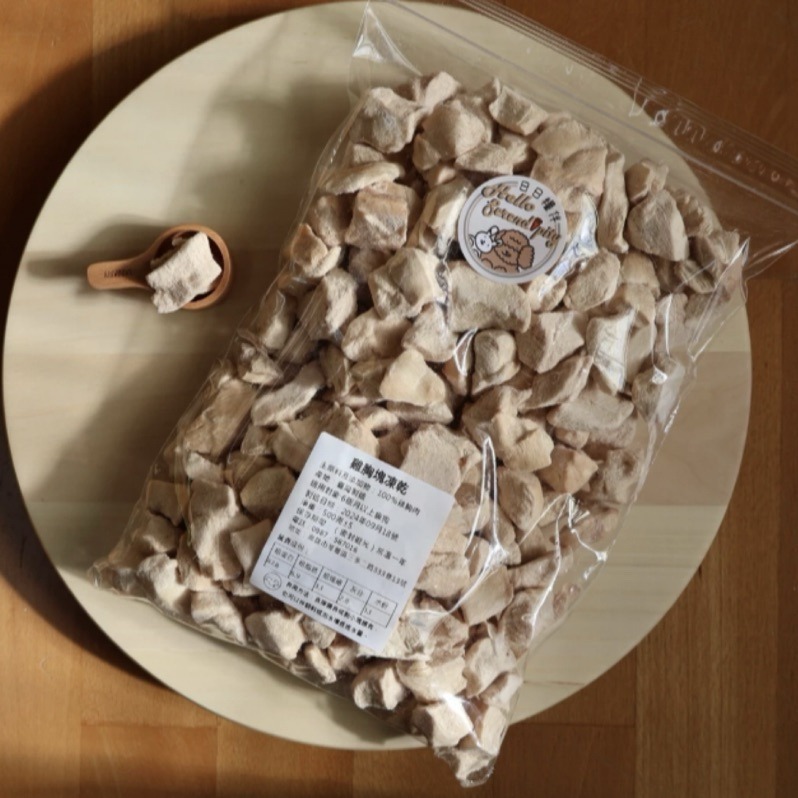 花家-日日糧伴原肉手作凍乾500g-雞肉丁/雞肉塊/雞柳條-細節圖4