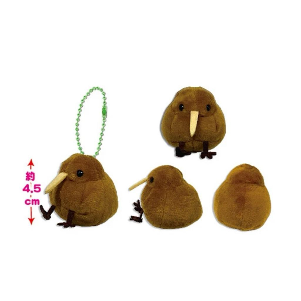 花點甜-現貨 日本Amuse品牌 奇異果鳥 絨毛玩偶4.5公分/公仔收藏/生日禮物/森林系列-細節圖2
