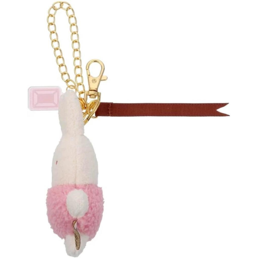 花點甜-（現貨） 新品日本Miffy米飛 草莓牛奶米飛絨毛吊飾/包包掛飾/鑰匙圈-細節圖7