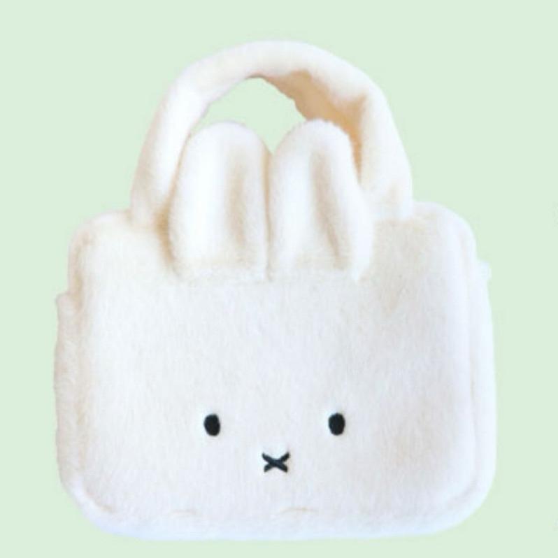 花點甜-現貨（防偽貼紙） Miffy 米飛兔絨毛玩偶吊飾鑰匙圈10公分（3色）/ 手提包/造型相機化妝包-細節圖5