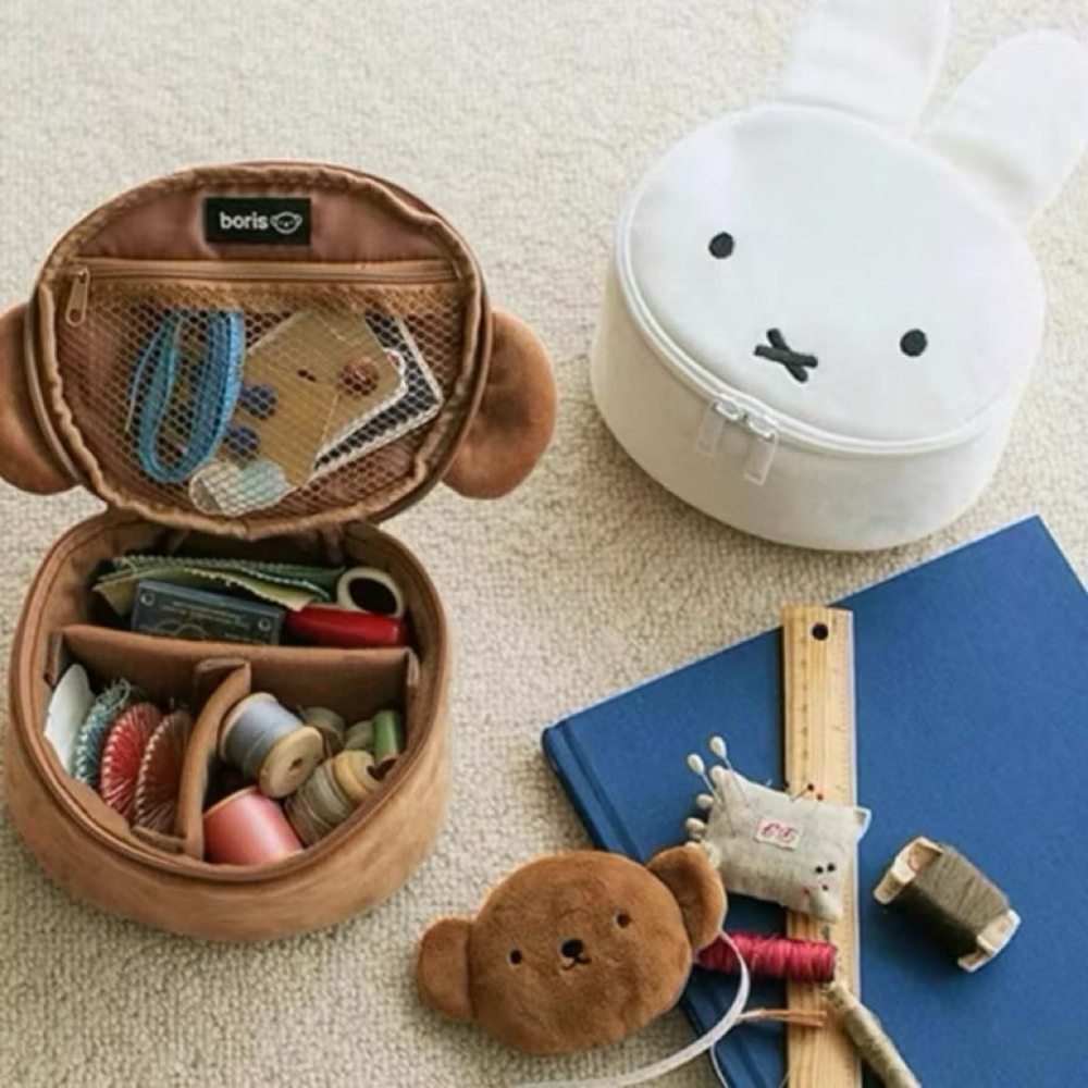 花點甜-現貨（防偽貼紙） Miffy 米飛兔絨毛玩偶吊飾鑰匙圈10公分（3色）/ 手提包/造型相機化妝包-細節圖8