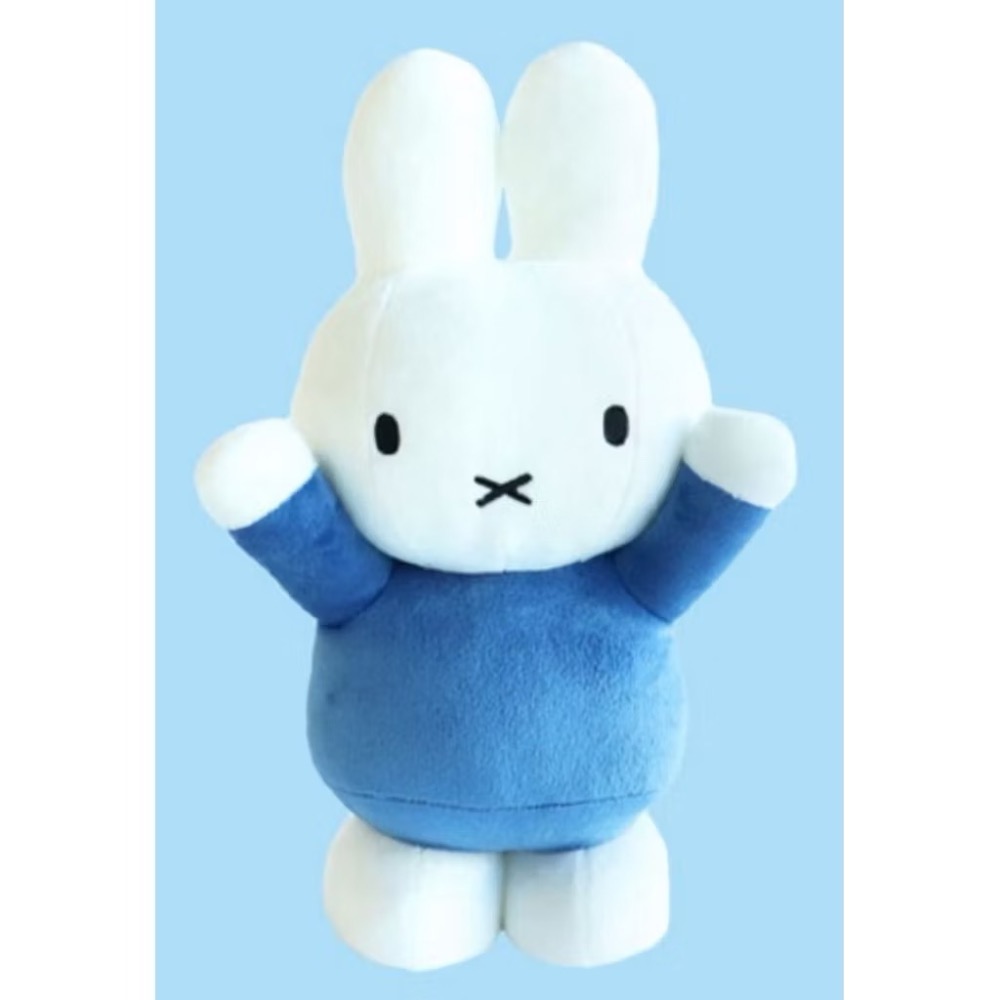 花點甜-現貨（防偽貼紙）Miffy米飛米菲抱抱我柔軟親膚可站立絨毛娃娃（4色/30公分）/抱枕靠墊/房間擺設/娃娃收藏-細節圖5