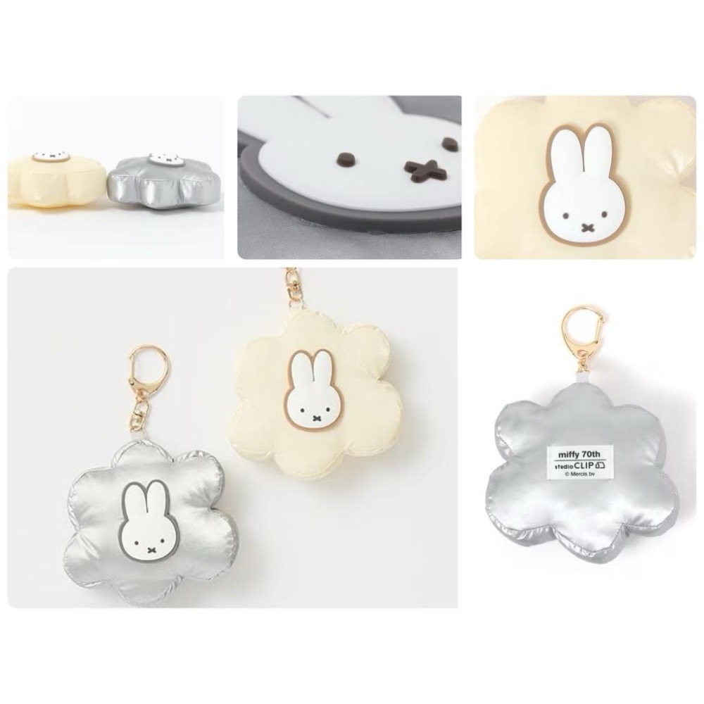 花點甜-現貨日本miffy studio CLIP 70th /時鐘/側背包/托特包/吊飾/玻璃杯/攪拌棒/帽子/集線器-細節圖9