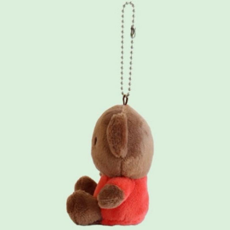 花點甜-現貨（防偽貼紙） Miffy米飛 小熊手指偶絨毛娃娃吊飾鑰匙圈8公分（2色）/生日禮物/包包掛飾/療癒小物-細節圖7