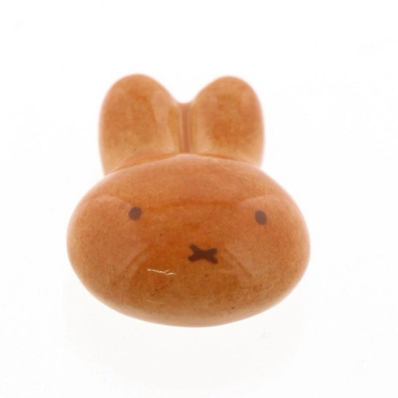 花點甜-現貨 日本製Miffy米飛 米菲兔/小熊/麵包造型美濃燒陶瓷筷子架（三款可選）/結婚賀禮/餐廚用品/裝飾道具-細節圖2
