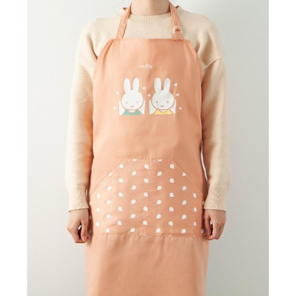 花點甜-現貨 （防偽貼紙）Miffy米飛 可愛暖色療癒係圍裙/廚房烘焙用品/工作服-細節圖5