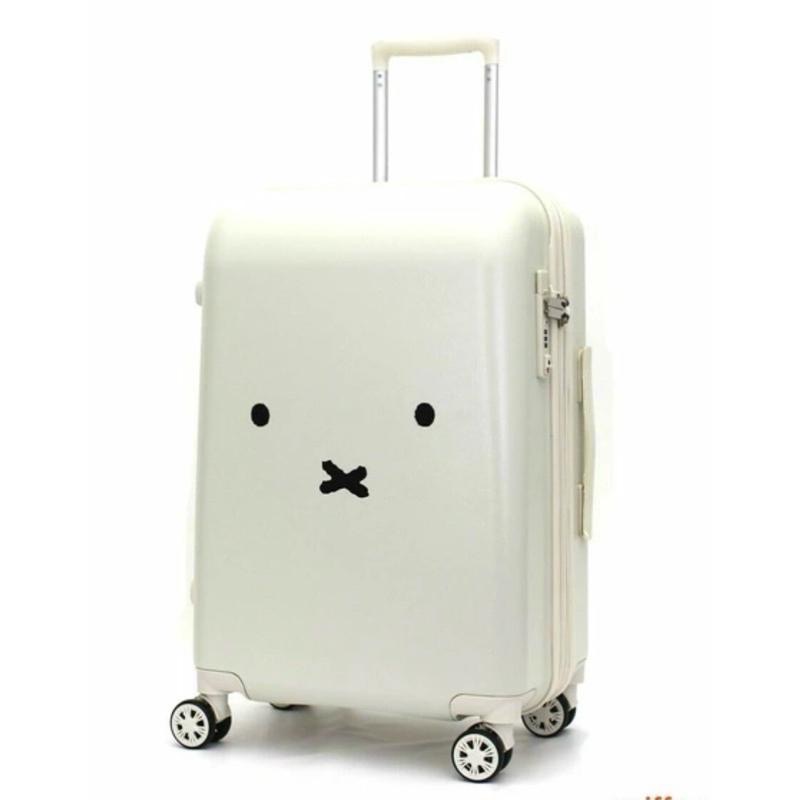 花點甜-日本米飛兔Miffy 輕量行李箱登機箱S/ M/ L號可選 白/黑2色米菲行李箱/登機箱-細節圖2