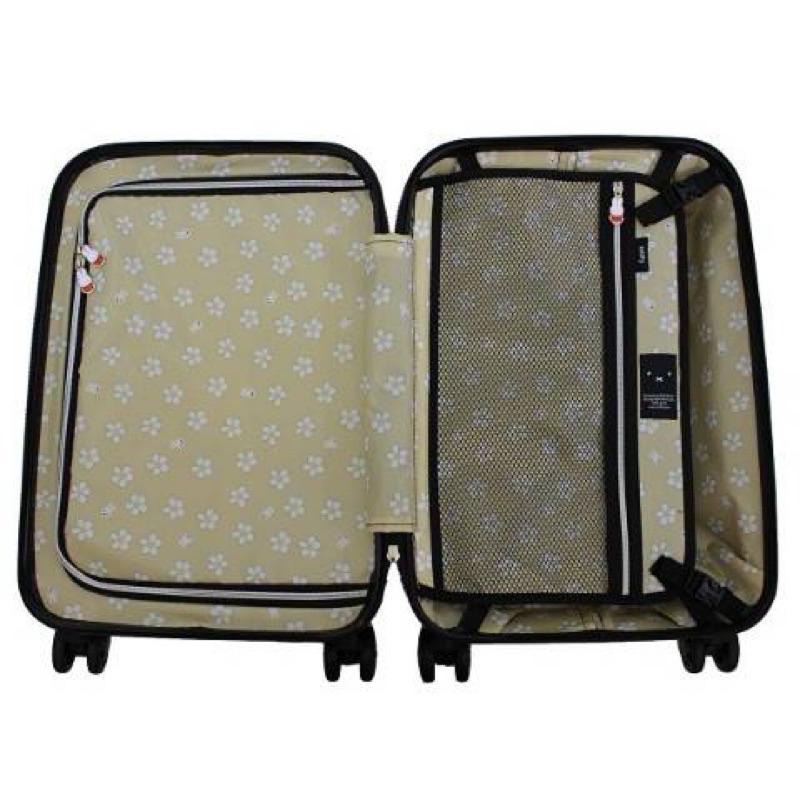 花點甜-日本米飛兔Miffy 輕量行李箱登機箱S/ M/ L號可選 白/黑2色米菲行李箱/登機箱-細節圖8