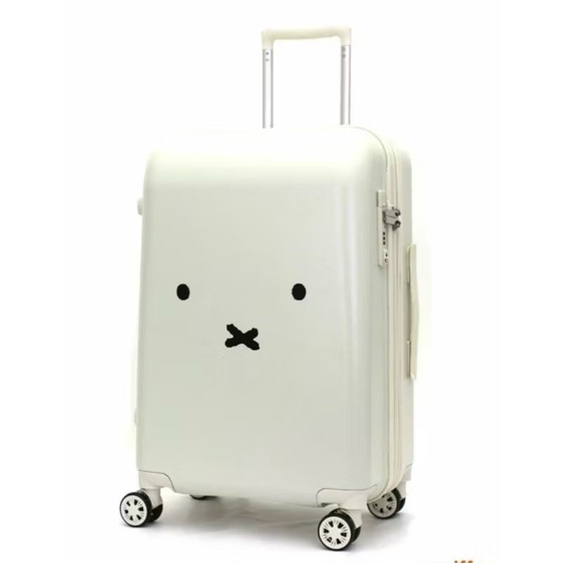 花點甜-日本米飛兔Miffy 輕量行李箱登機箱S/ M/ L號可選 白/黑2色米菲行李箱/登機箱-規格圖9