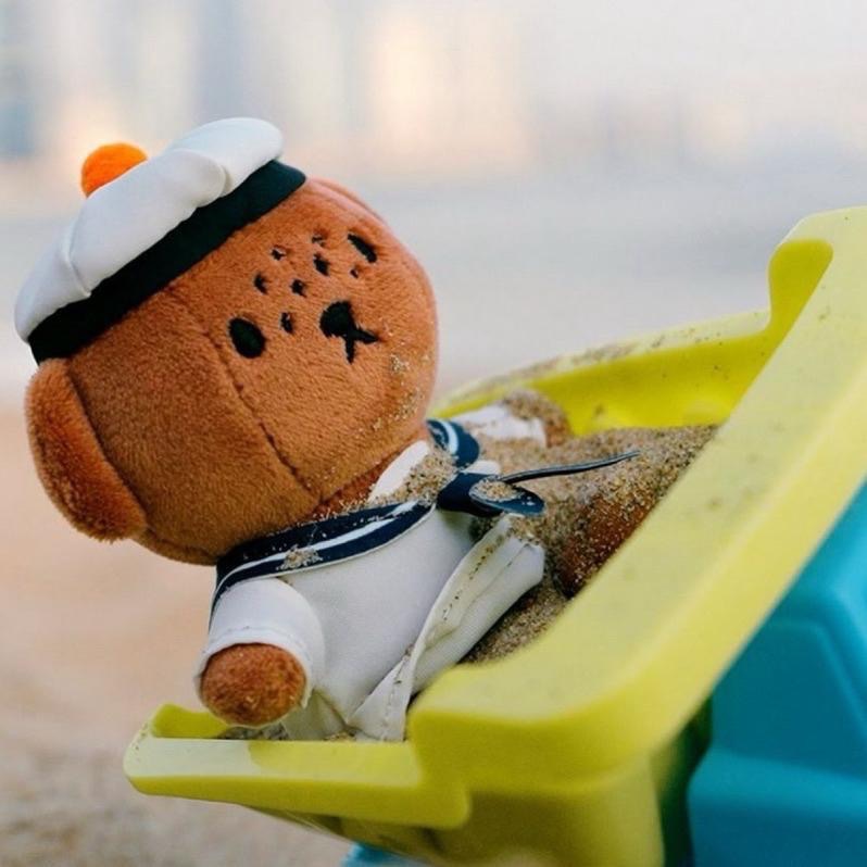 花點甜-現貨 正版Miffy米飛 韓國釜山限定「水手米飛小熊」絨毛鑰匙圈/包包掛飾/ 娃娃收藏/生日禮物-細節圖2