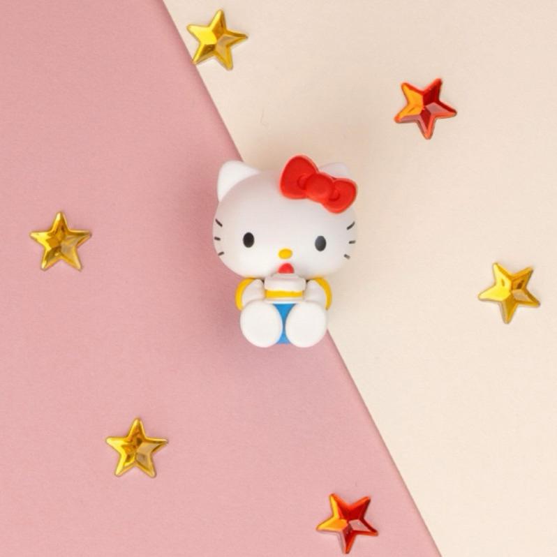 花點甜-現貨三麗鷗HELLO KITTY 角色螢幕公仔附3M無痕膠帶/質感精緻/桌面擺飾/交換禮物-細節圖7