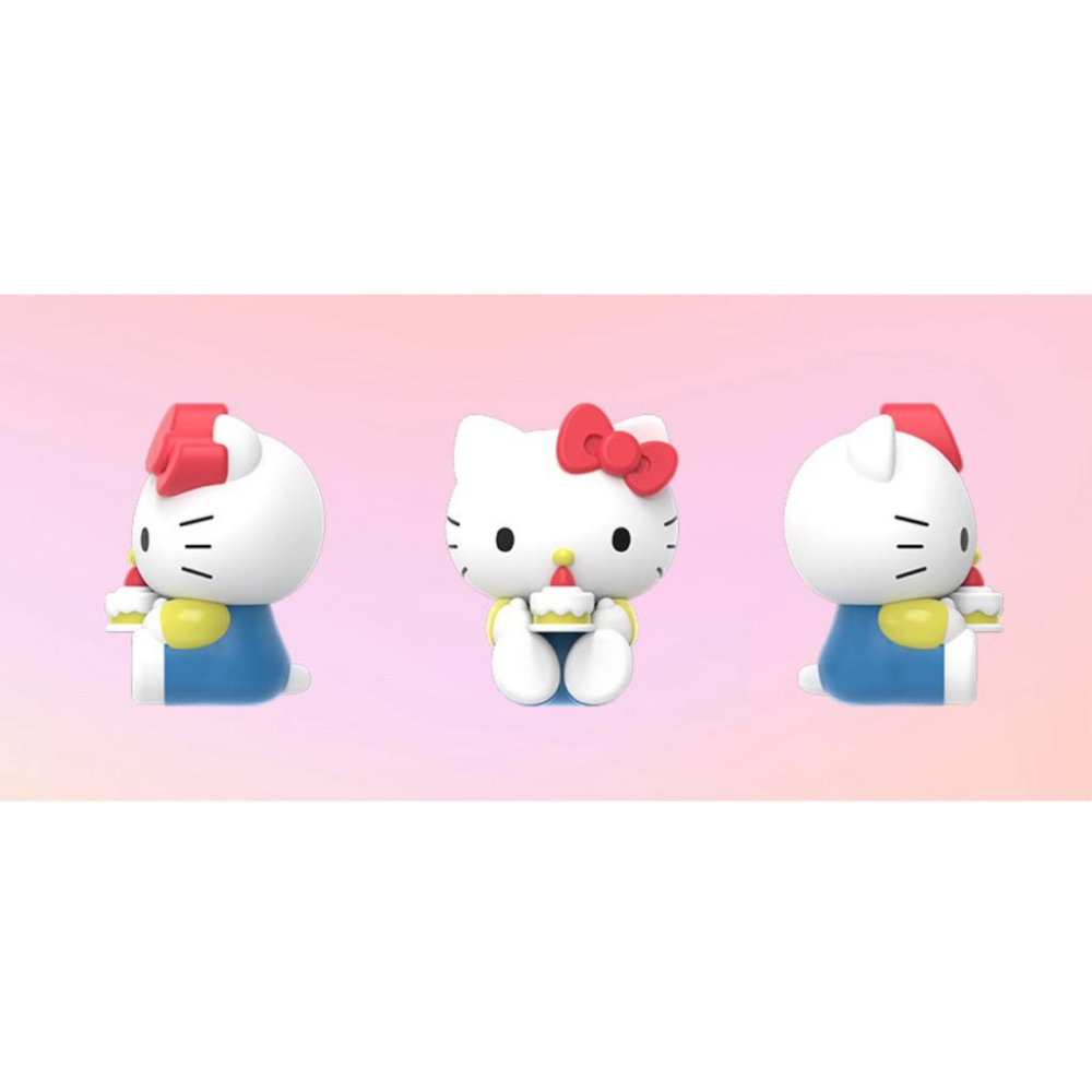 花點甜-現貨三麗鷗HELLO KITTY 角色螢幕公仔附3M無痕膠帶/質感精緻/桌面擺飾/交換禮物-細節圖8