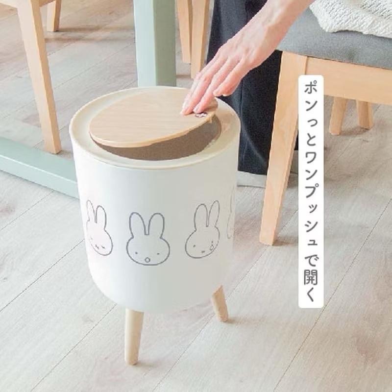 花點甜-（請先私訊）日本miffy米飛兔垃圾桶 米菲兔收納箱7L /可愛垃圾桶/療癒擺飾-細節圖3