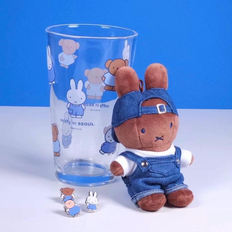 花點甜-現貨 正版Miffy米飛 韓國聖水洞限定 丹寧米飛絨毛鑰匙圈/包包掛飾/ 娃娃收藏/生日禮物-細節圖7