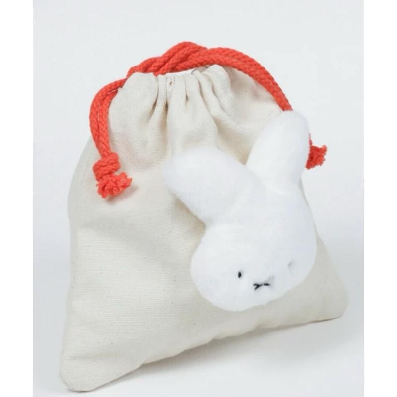 花點甜-（請先私訊詢問）日本Miffy米飛70週年紀念大臉絨毛造型手提袋肩背袋/束口袋/零錢包/收納包-細節圖4