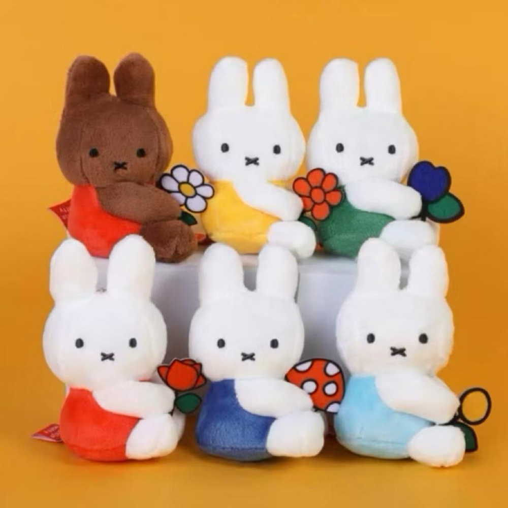 花點甜-(現貨）miffy米飛兔大集合！米菲吊飾鑰匙圈/大抱枕/手提包/磁吸公仔/收藏玩偶-細節圖4