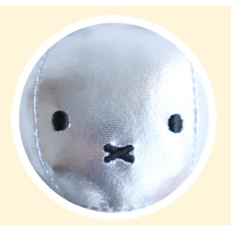 花點甜-現貨（防偽貼紙） Miffy 酷炫銀色PU米飛兔鑰匙圈 包包掛飾 /生日禮物/收藏玩偶呀-細節圖5