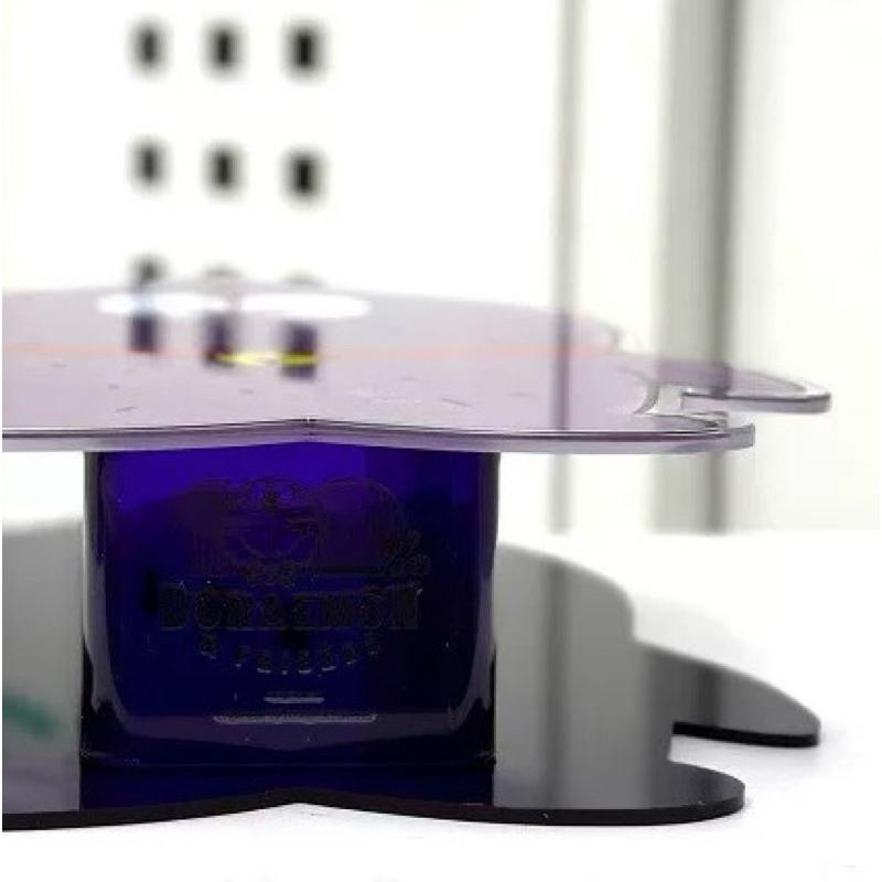 花點甜-現貨100% 哆啦A夢&FRIENDS巡迴特展 - 紫薯地瓜哆啦A夢壓克力花瓶收納架/居家擺飾-細節圖5