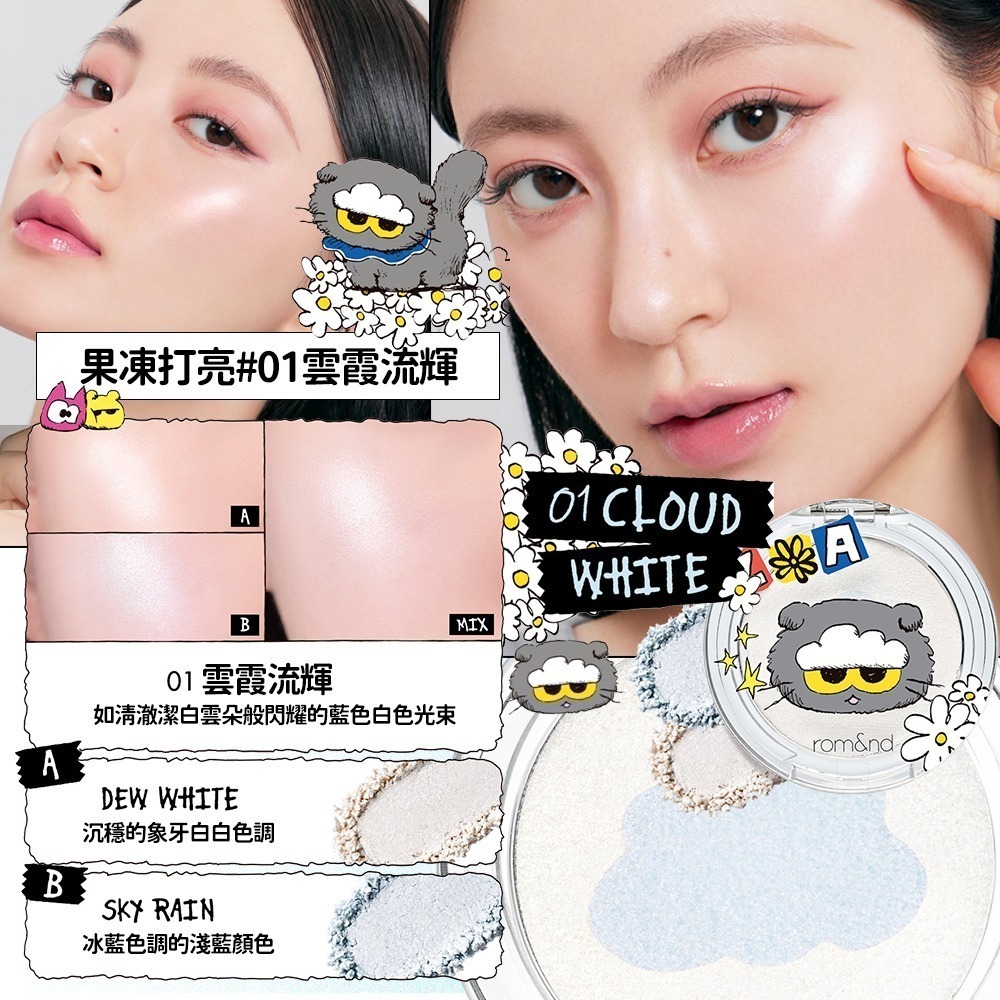 rom&nd × ZO&FRIENDS｜聯名限定彩妝系列 (倫倫團購賣場 3/31~4/6)-規格圖6